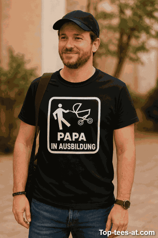 Lustiges T-Shirt Papa in Ausbildung