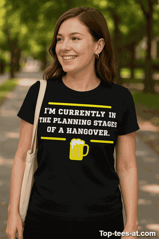 Lustiges T-Shirt Planning Stages Hangover