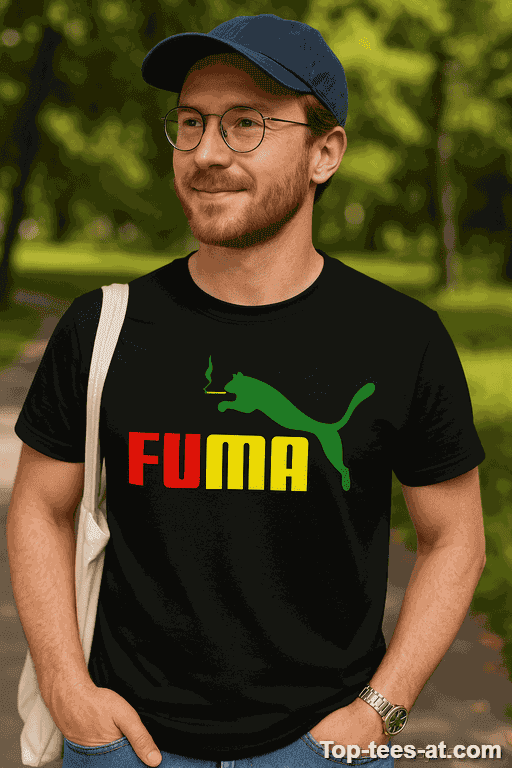 Lustiges T-Shirt Rasta Fuma