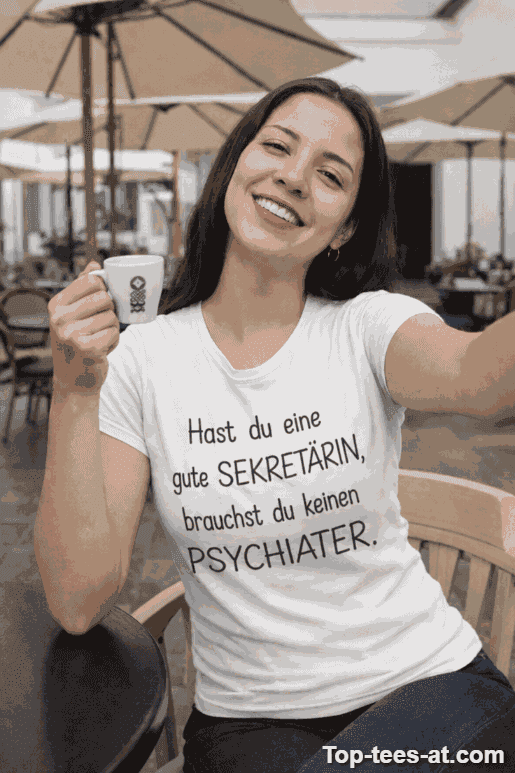 Lustiges T-Shirt Sekretärin Psychiater