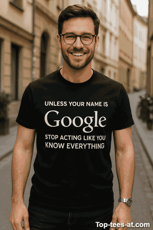 Lustiges T-Shirt unless your name is Google