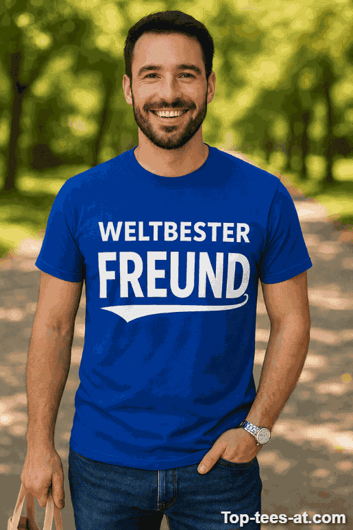 Lustiges T-Shirt Weltbester Freund