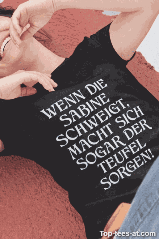 Lustiges T-Shirt wenn sie schweigt mit eigenem Namen
