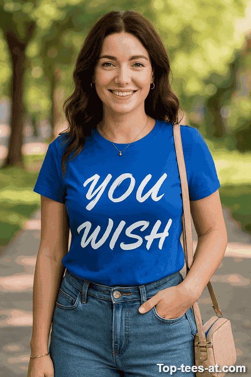 Lustiges T-Shirt You Wish Einhorn Motiv