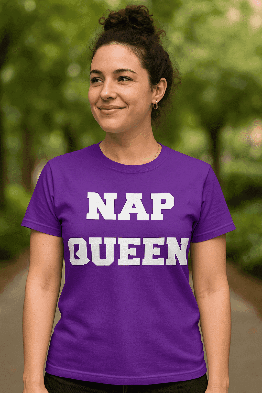 Lustiges T-Shirt Nap Queen