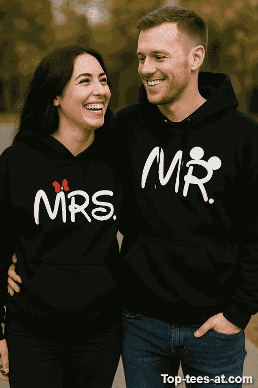 Pärchen Hoodie Mr Mrs