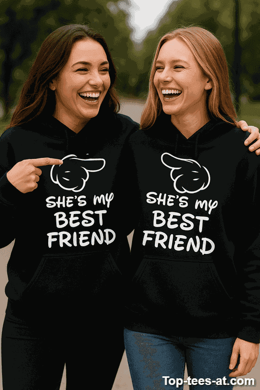 Pärchen Hoodie She's My Best Friend