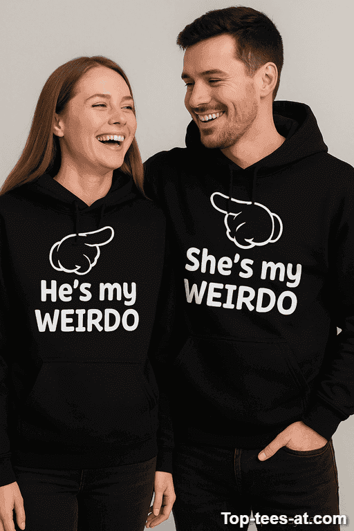 Pärchen Hoodie Weirdo Set