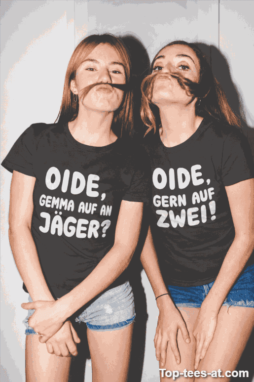 Pärchen T-Shirt Set Beste Freundinnen Jägermeister