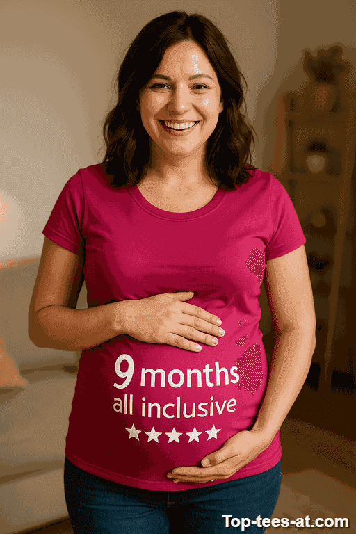 Schwangerschafts T-Shirt 9 Months All Inclusive
