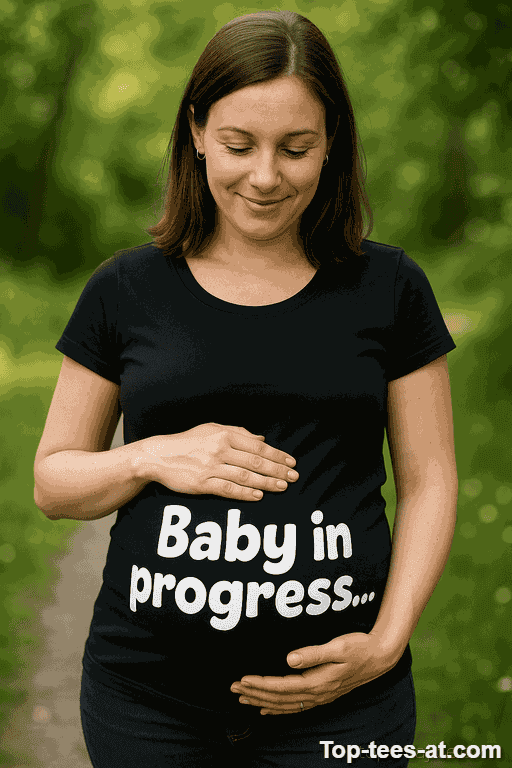 Schwangerschafts T-Shirt Baby in Progress