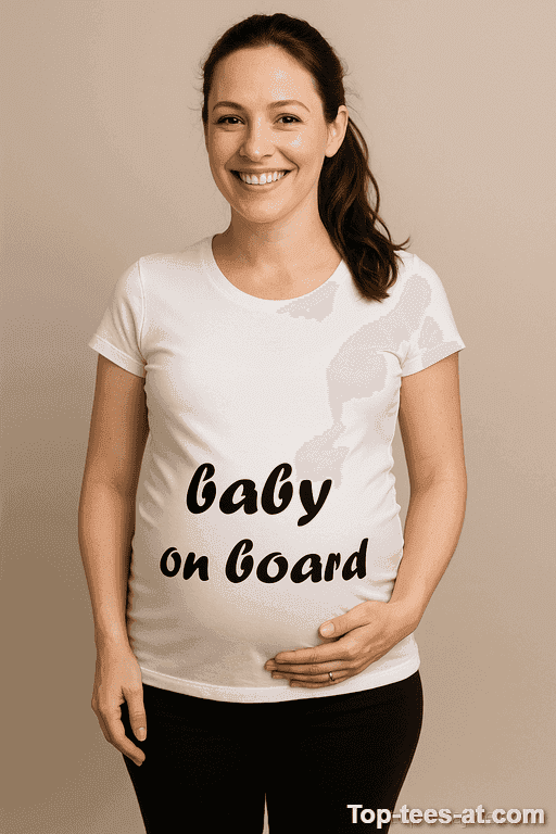 Schwangerschafts T-Shirt baby on board