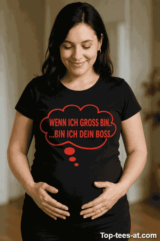 Schwangerschafts T-Shirt bald werde ich dein Boss