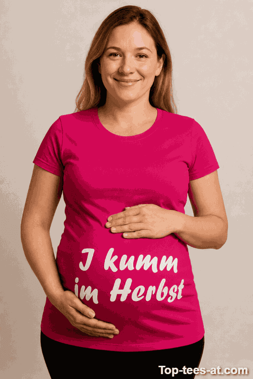 Schwangerschafts T-Shirt Ich komme im Herbst