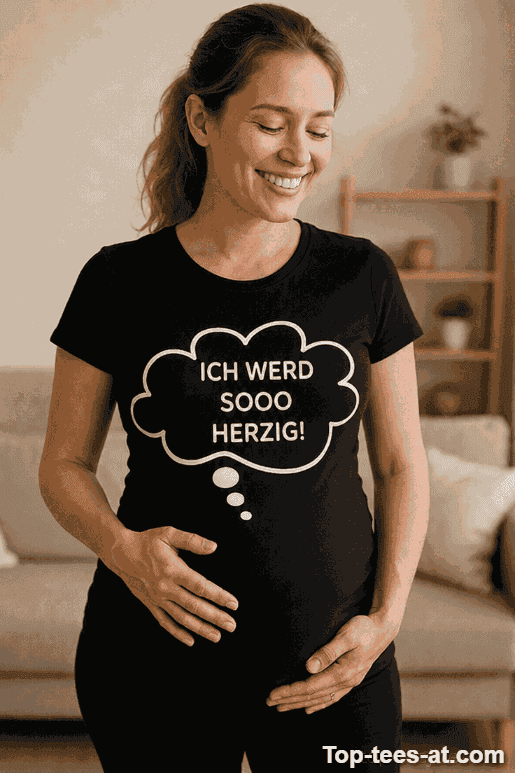 Schwangerschafts T-Shirt Ich werd sooo herzig