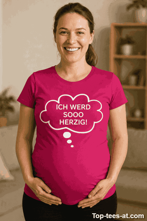 Schwangerschafts T-Shirt ich werd sooo herzig