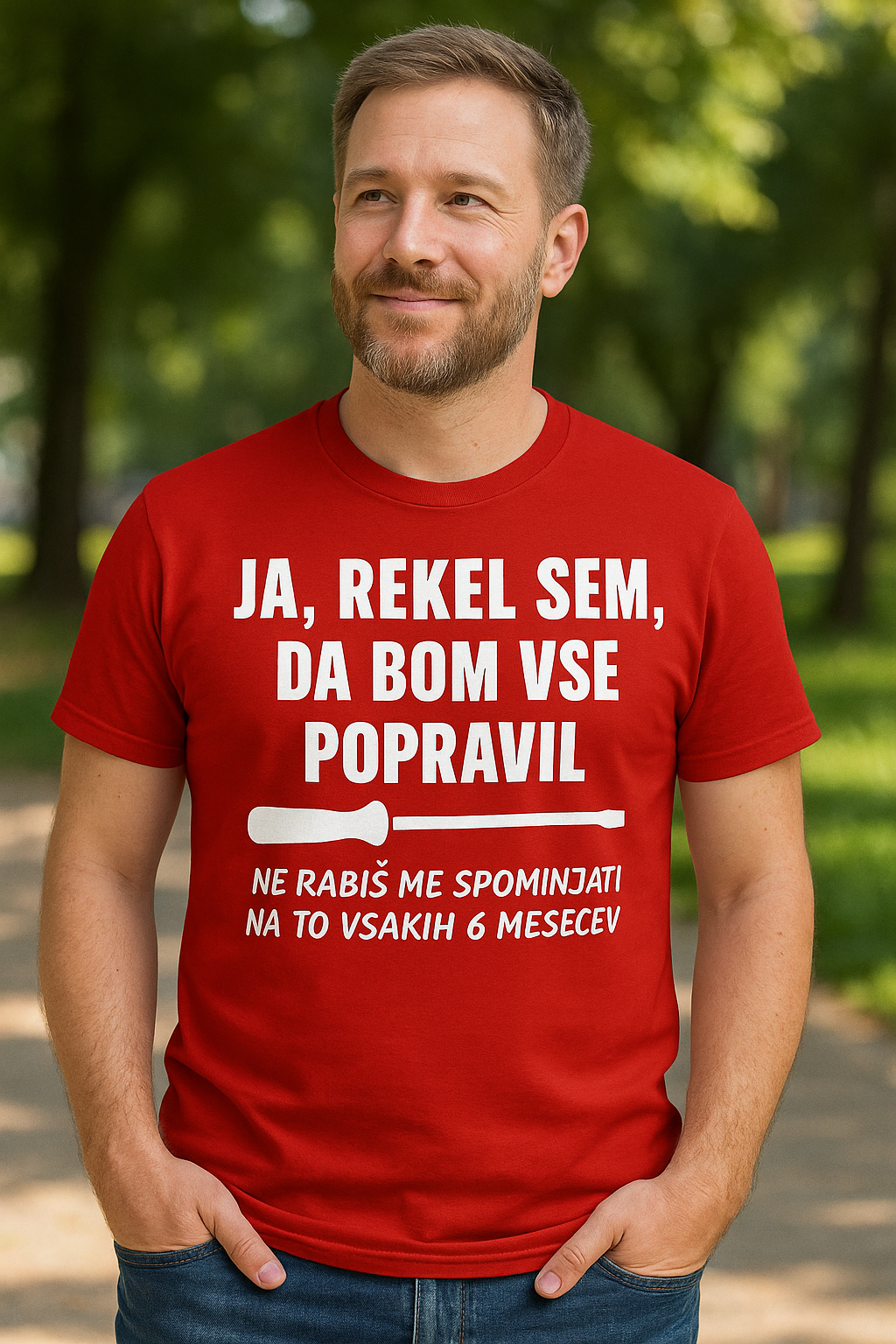 Smešna majica vse bom popravil