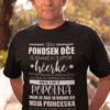 Smešna majica ponosen oče hčerke
