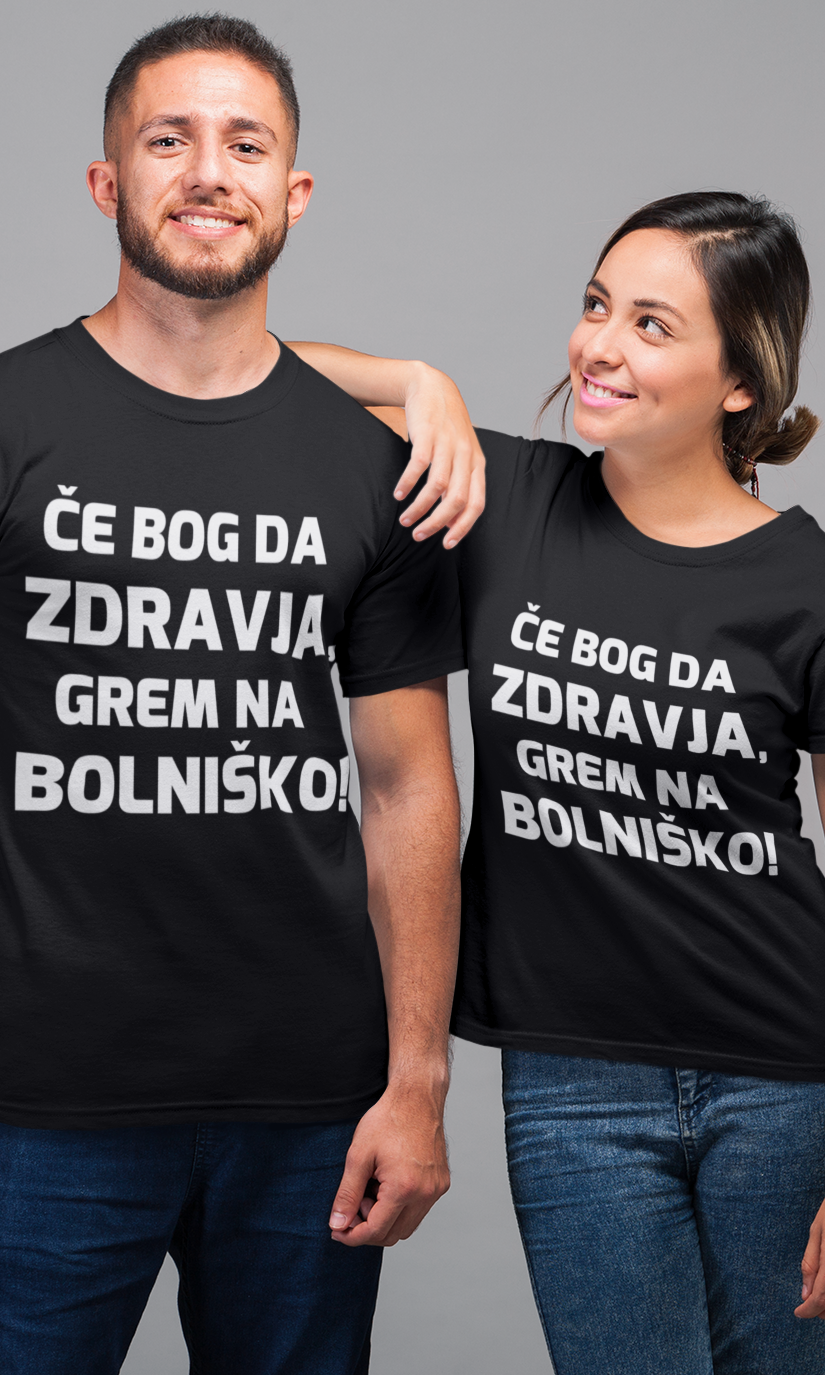 Smešna majica grem na bolniško