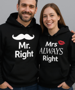 Mr. Right & Mrs ALWAYS Right - Hoodie (2er-Set)