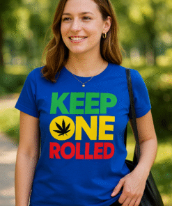 KEEP ONE ROLLED Rasta-Style - T-Shirt
