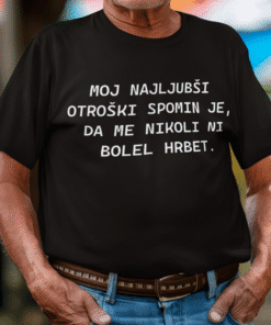 Smešna majica otroški spomin