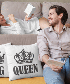 KING QUEEN - Kissen-Set