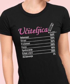 Majica učiteljica delavnost