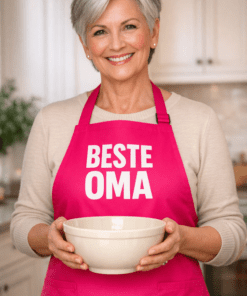Lustige Schürze „BESTE OMA“ – Pink