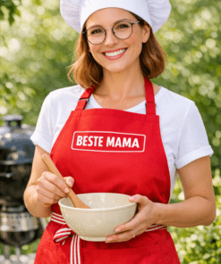 Lustige Küchenschürze „BESTE MAMA“