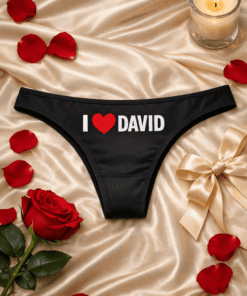 Damen-Tanga I LOVE (Name nach Wunsch)