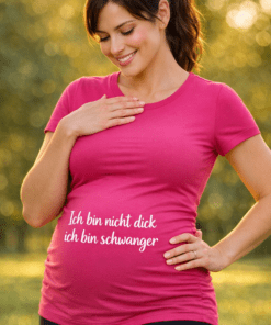 Umstands-T-Shirt: Ich bin nicht dick, ich bin schwanger
