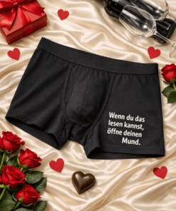 Herren-Boxershorts – Wenn du das lesen kannst, öffne deinen Mund