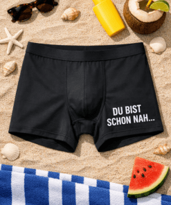 Herren-Boxershorts „DU BIST SCHON NAH...“