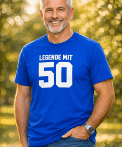 Lustiges T-Shirt „LEGENDE MIT 50“