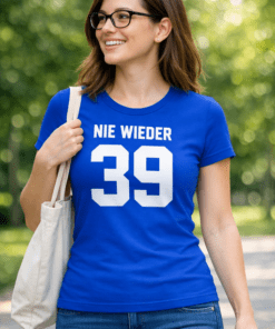 Lustiges T-Shirt NIE WIEDER 39