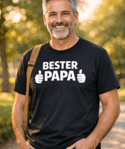Lustiges Papa T-Shirt – Bester Papa der Welt