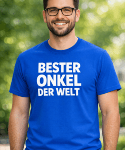 Lustiges T-Shirt „BESTER ONKEL DER WELT“