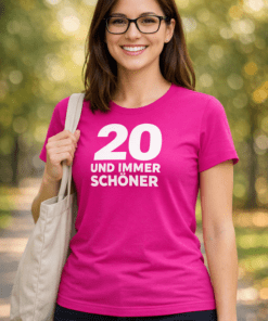 Lustiges T-Shirt: 20 und immer schöner