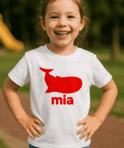 Kinder T-Shirt Wal mit eigenem Namen
