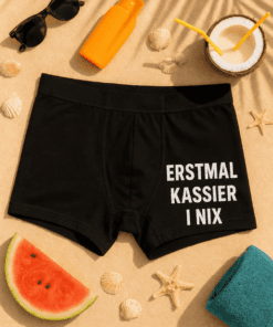 Lustige Boxershorts Erstmal Kassier I Nix