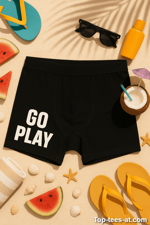 Lustige Boxershorts Go Play