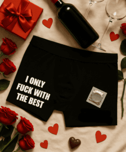 Lustige Boxershorts I Only Fuck With The Best