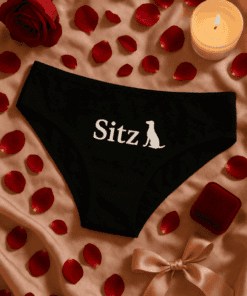 Lustige Damen Unterwäsche Sitz Hündchen