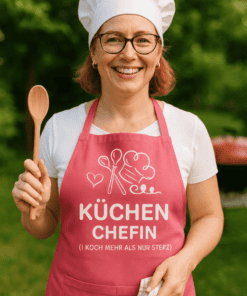 Lustige Schürze Küchenchefin