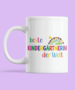 Lustige Tasse Beste Kindergärtnerin der Welt