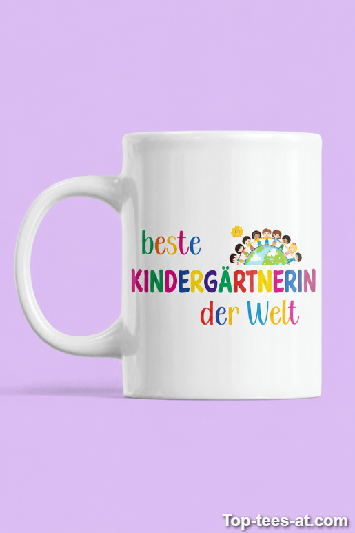 Lustige Tasse Beste Kindergärtnerin der Welt
