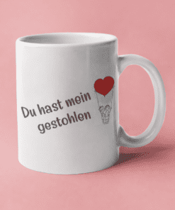 Lustige Tasse Du hast mein Herz gestohlen
