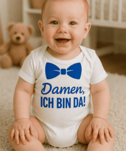 Lustiger Baby Body Damen ich bin da