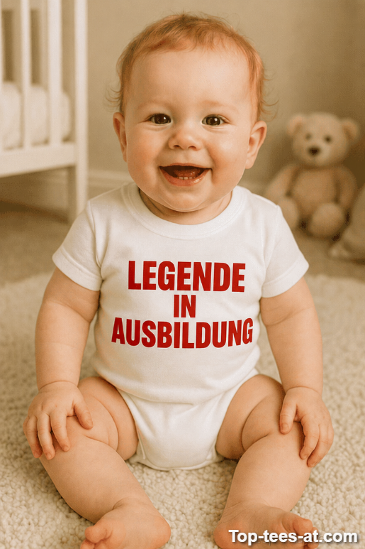 Lustiger Baby Body Legende in Ausbildung